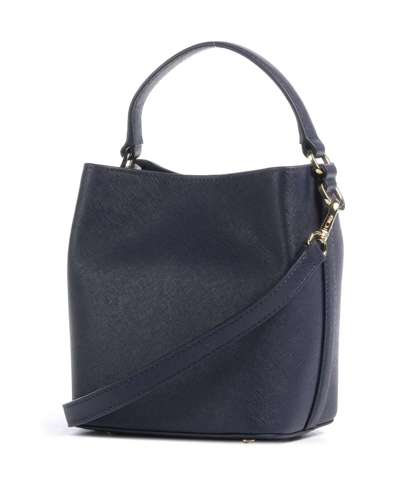 Lauren Ralph Lauren Reese Small Bucket Handtasche refined navy