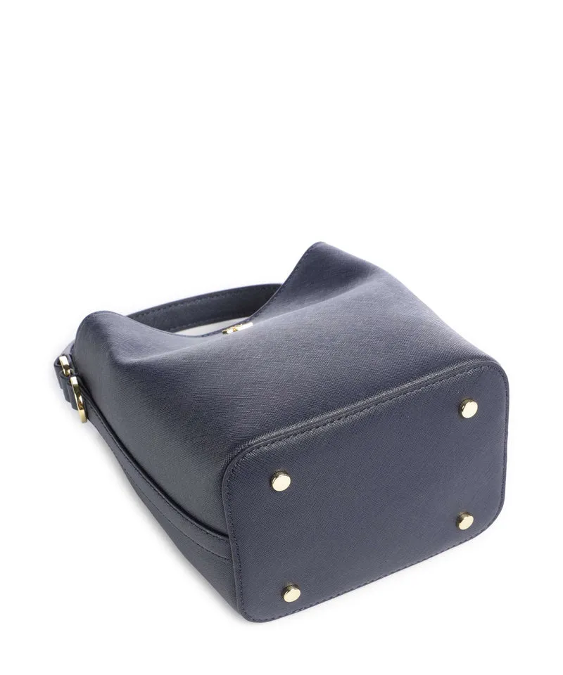 Lauren Ralph Lauren Reese Small Bucket Handtasche refined navy