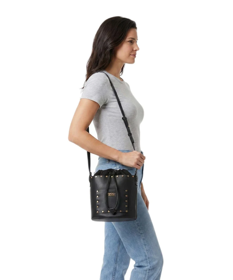 DKNY Payton Bucket Handtasche black/gold