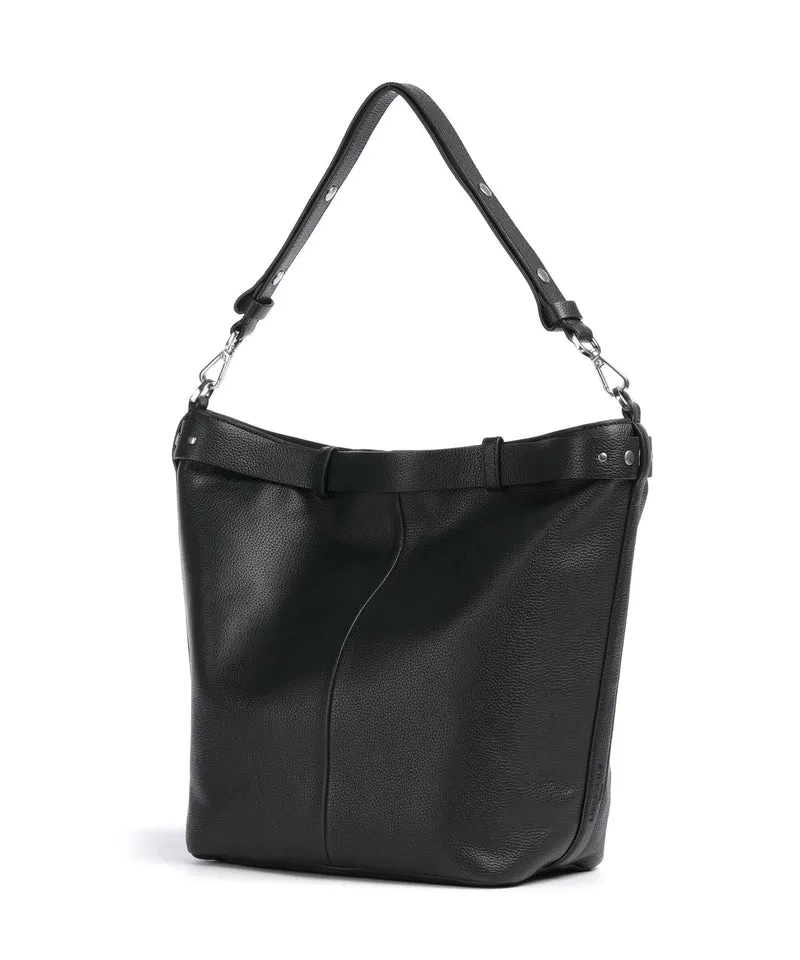 Liebeskind Zita Small Pebble L Bucket Handtasche black