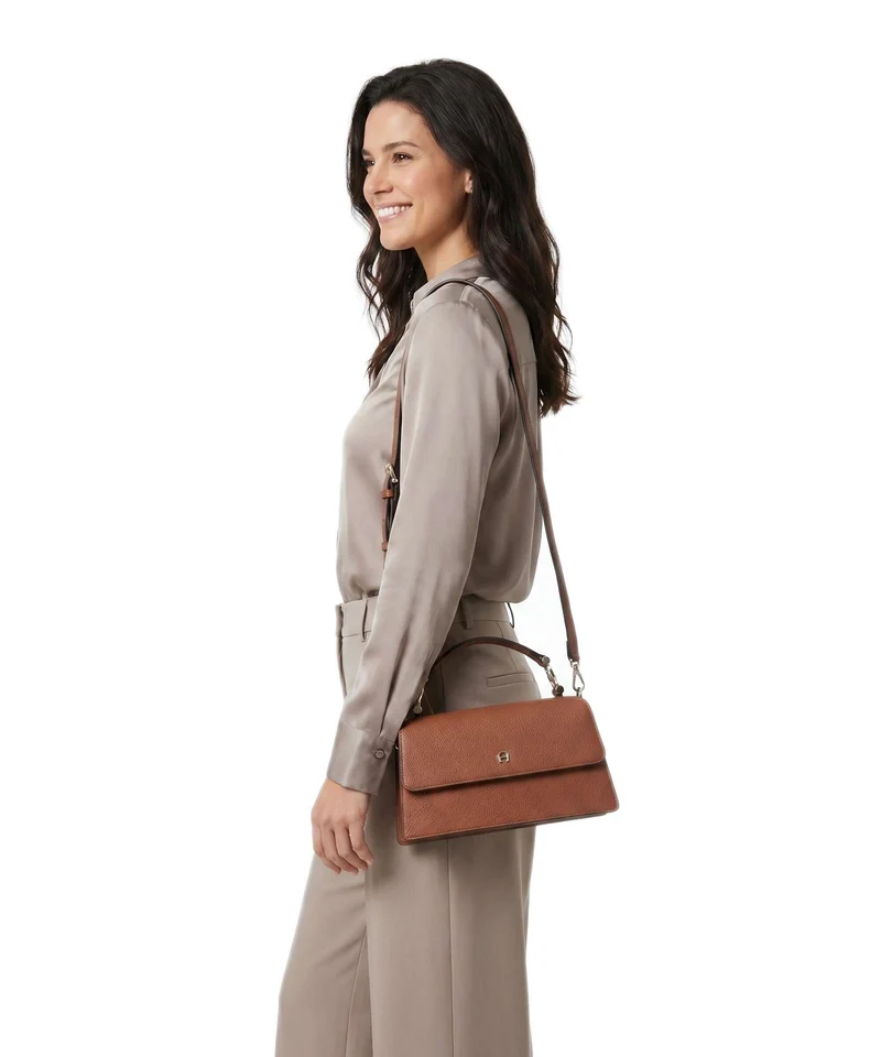 Aigner Delia S Handtasche cognac brown