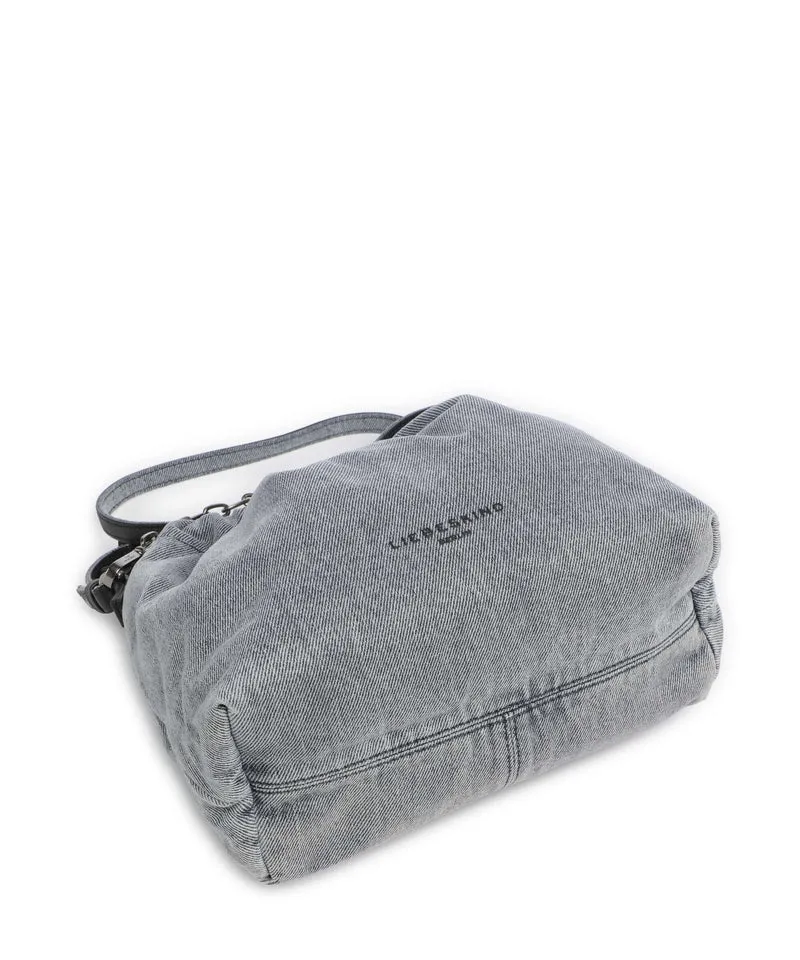 Liebeskind Lya II Denim S Bucket Handtasche blue denim