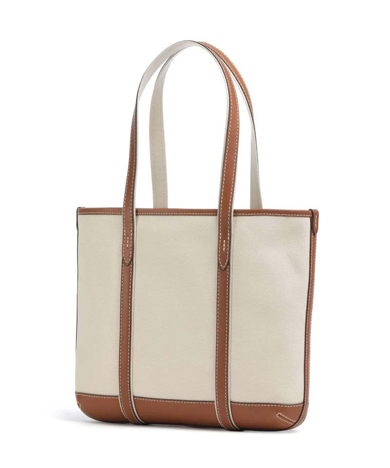 Polo Ralph Lauren Canvas Small Shopper ecru/cuoio