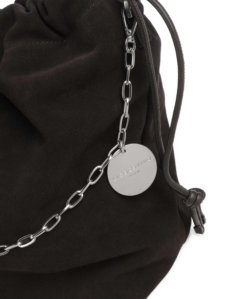 Liebeskind Lya II Hydro Suede M Bucket Handtasche deep soil