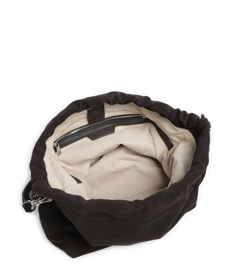 Liebeskind Lya II Hydro Suede M Bucket Handtasche deep soil