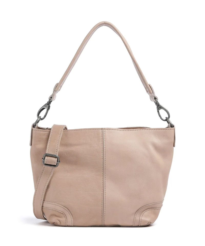 The Chesterfield Brand Washed Waxed Cow Lucy Schultertasche beige
