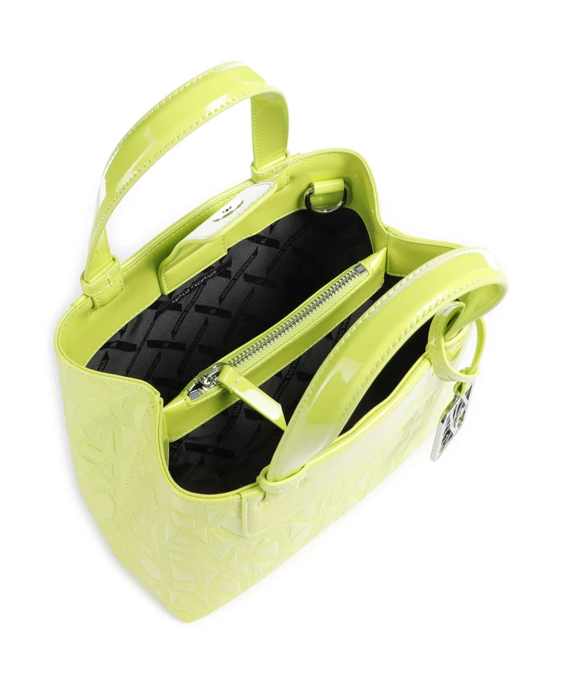 Armani Exchange Liz Patent S Handtasche crystal citrus