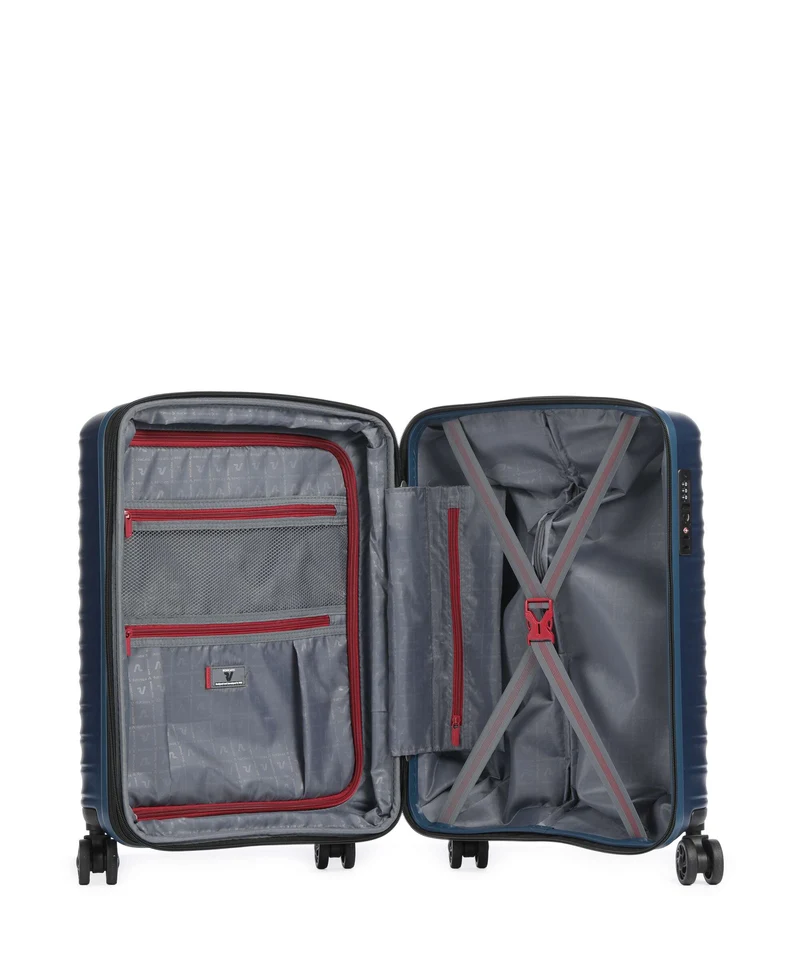 Roncato Wave DLX 4-Rollen Trolley denim
