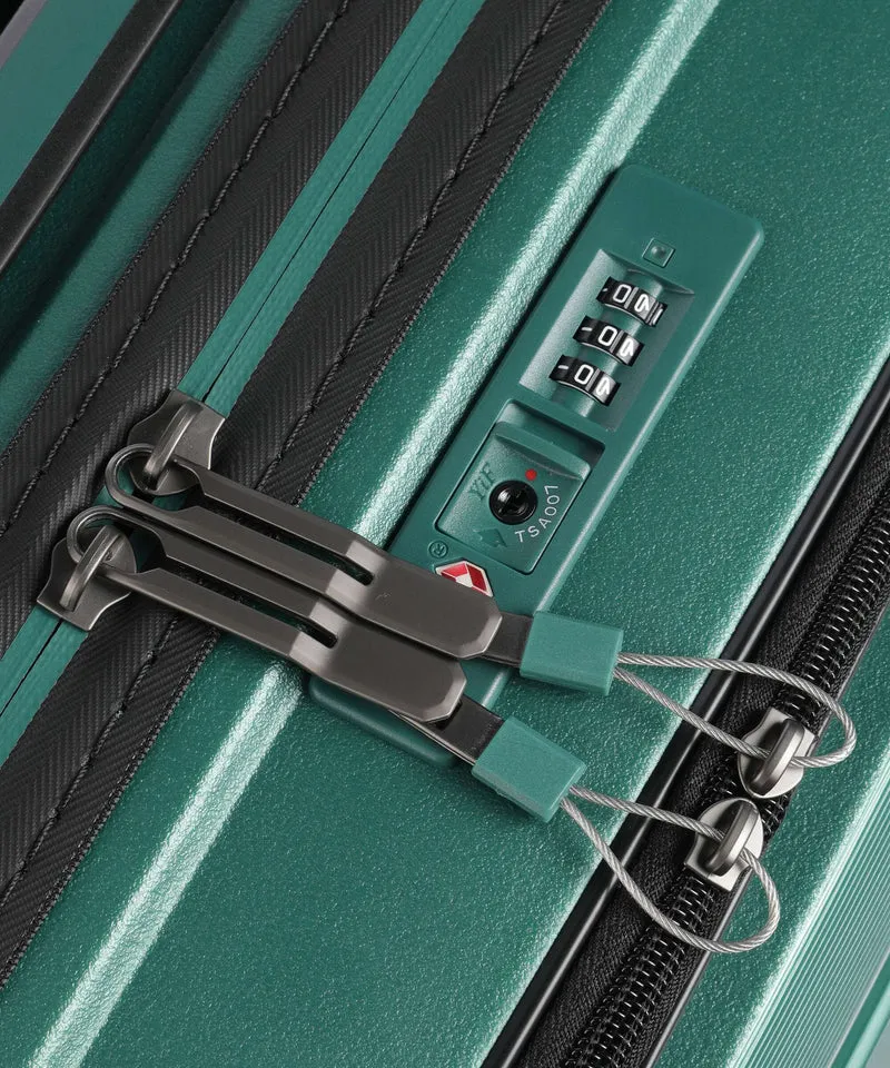 Travelite Air Base 4-Rollen Trolley smaragd