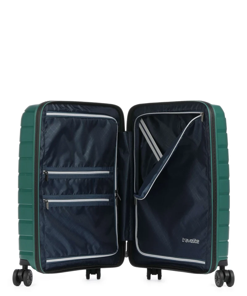 Travelite Air Base 4-Rollen Trolley smaragd