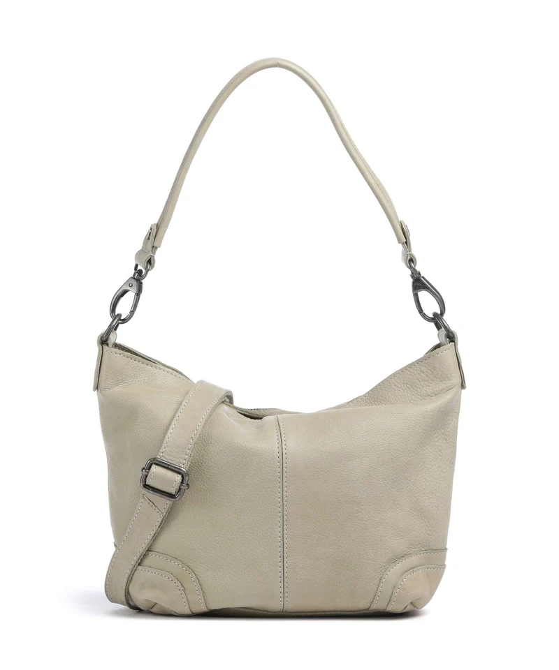 The Chesterfield Brand Washed Waxed Cow Lucy Schultertasche ocean green