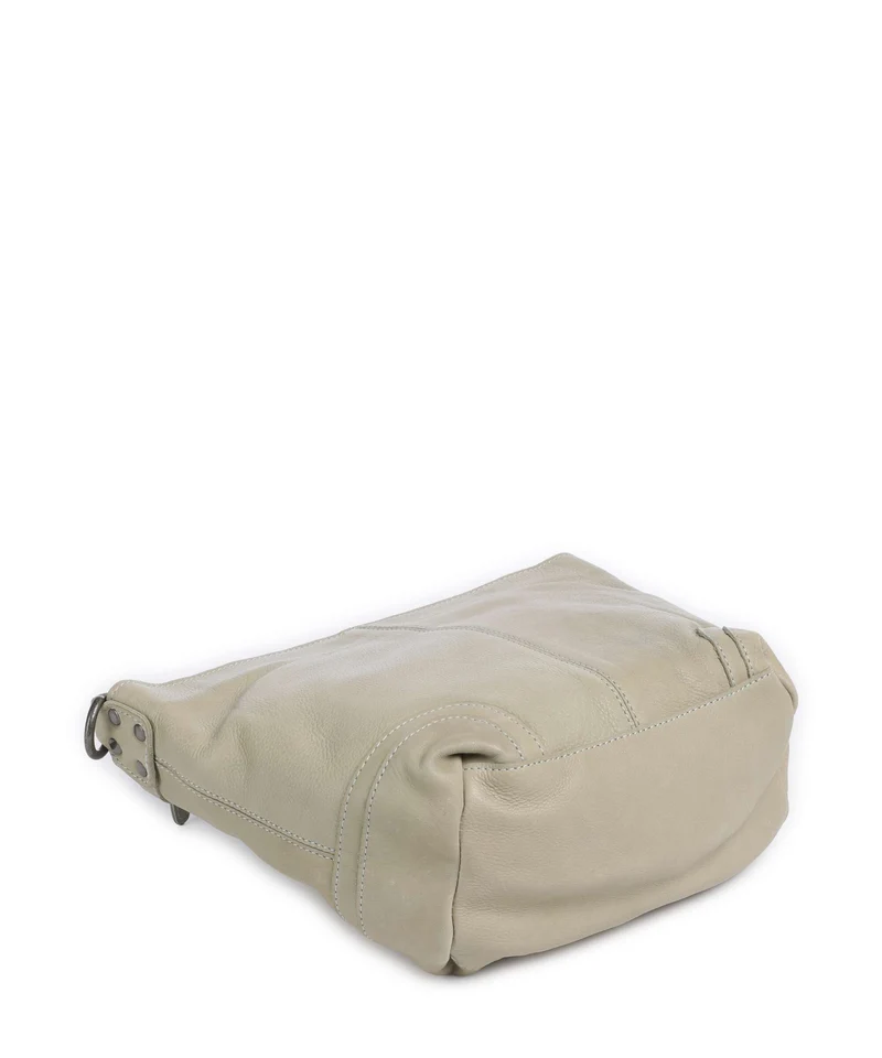 The Chesterfield Brand Washed Waxed Cow Lucy Schultertasche ocean green