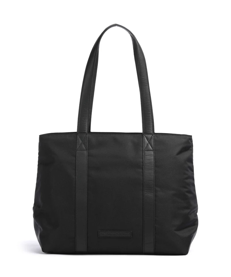The Chesterfield Brand Nylon Wax Pull Up Otta Shopper black