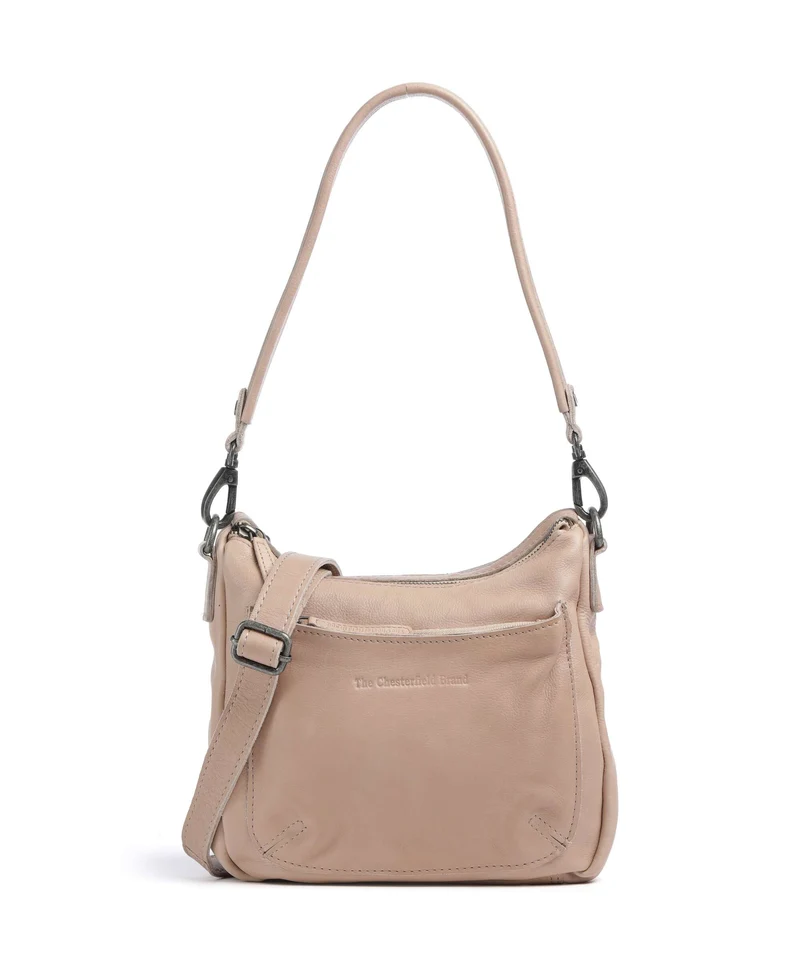 The Chesterfield Brand Washed Waxed Cow Caroline Umhängetasche beige