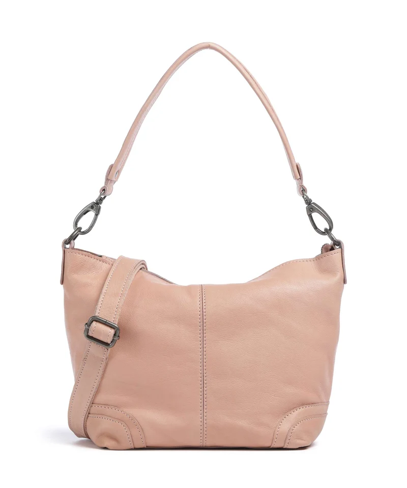 The Chesterfield Brand Washed Waxed Cow Lucy Schultertasche vintage rose