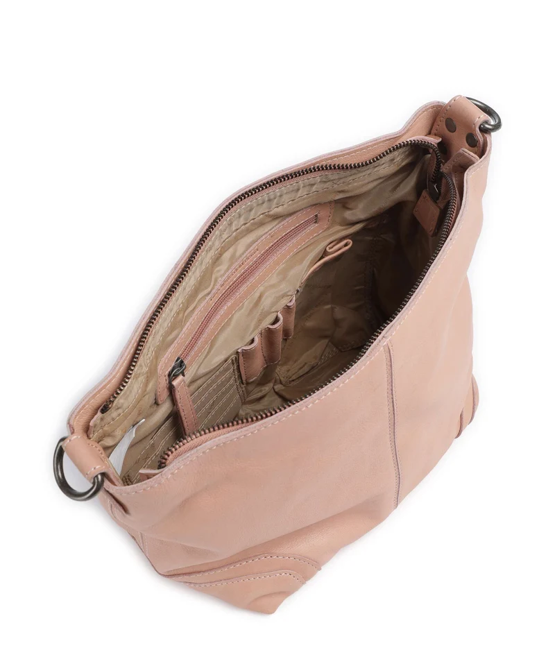 The Chesterfield Brand Washed Waxed Cow Lucy Schultertasche vintage rose