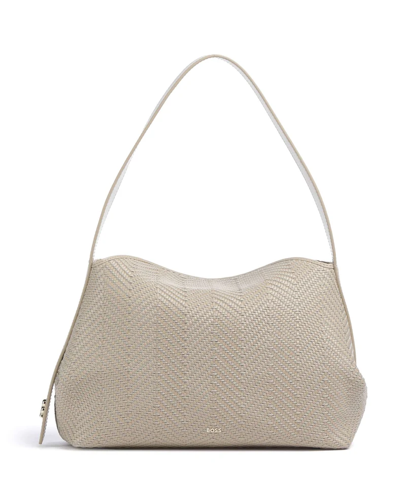 BOSS Caylie Schultertasche light beige
