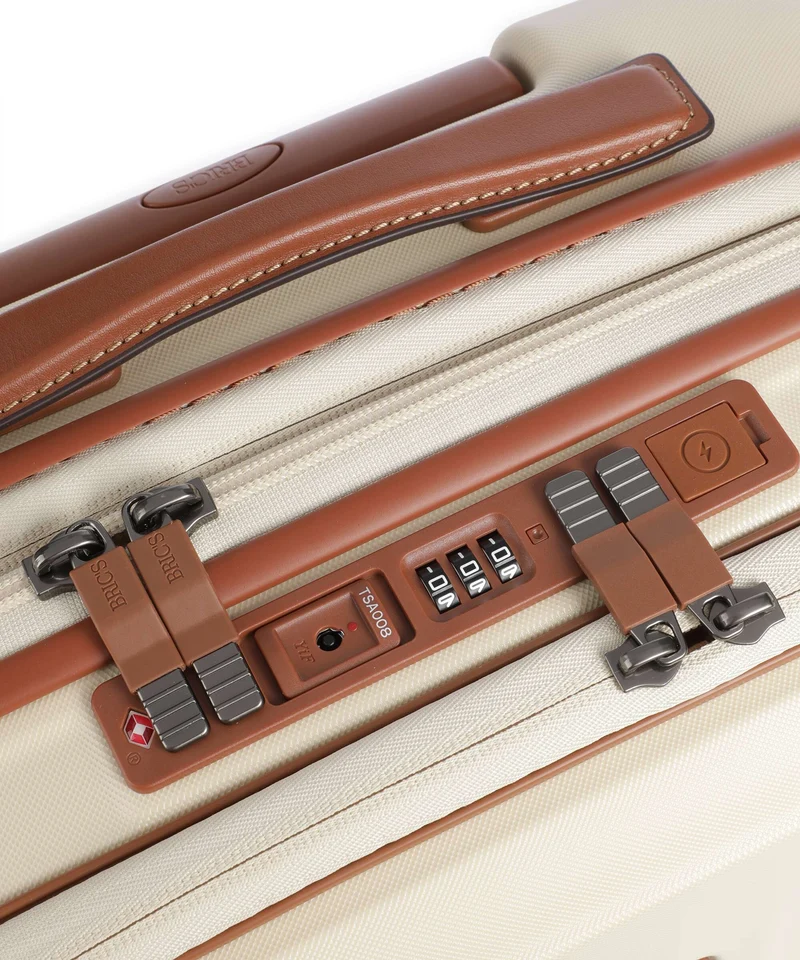 Brics Taormina 4-Rollen Trolley cream