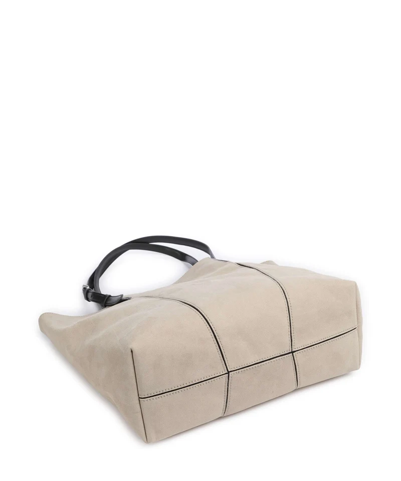 Liebeskind Una Recycled Suede M Shopper beige