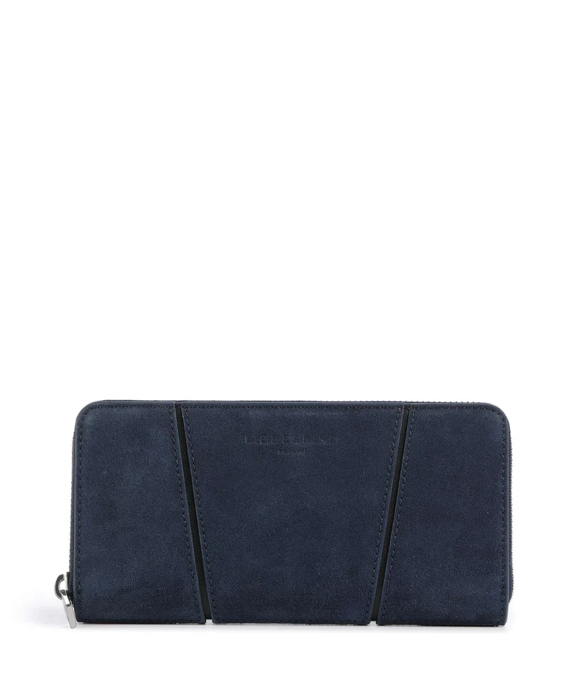 Liebeskind Una Gigi Recycled Suede L Geldbörse peacoat