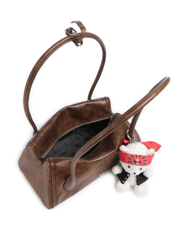 DKNY Amelie Medium Schultertasche charcoal