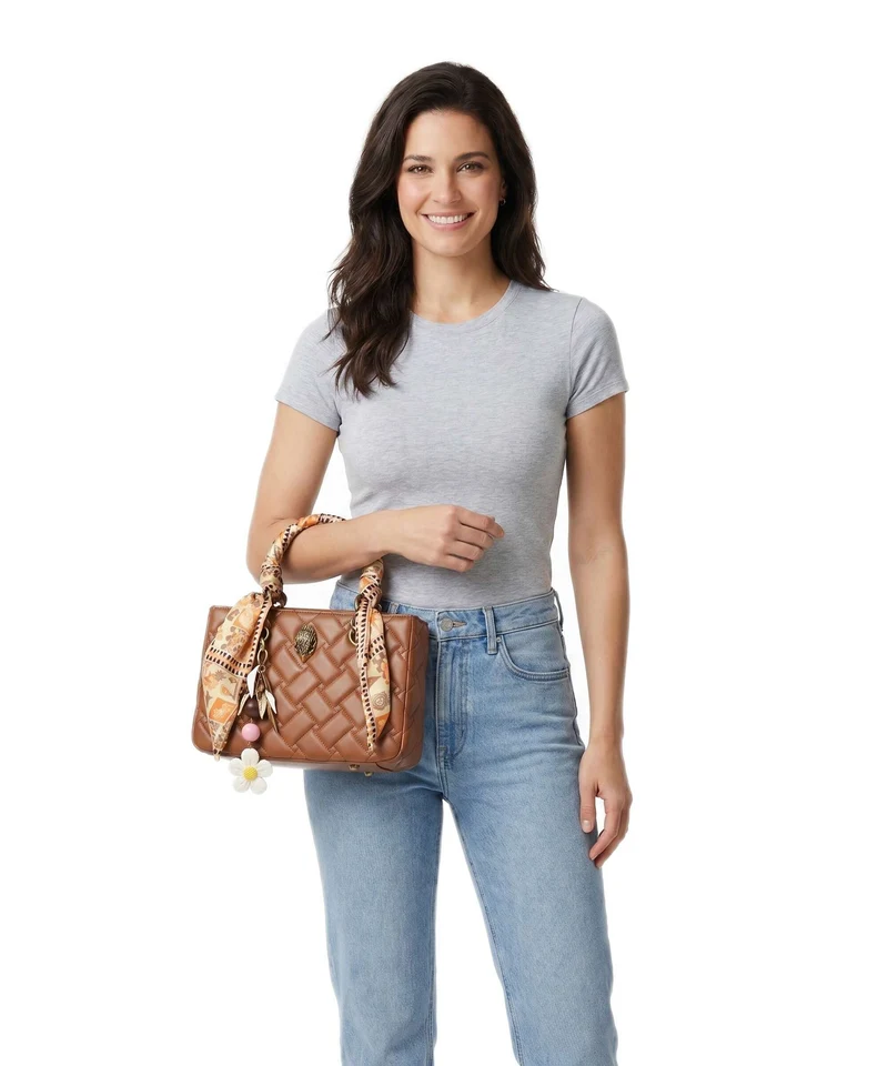 Kurt Geiger Kensington Square Handtasche tan combination