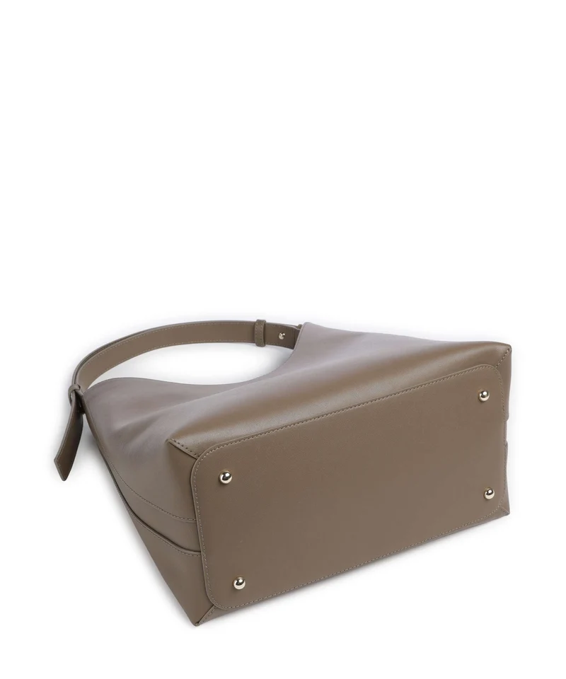 Furla Goccia M Beuteltasche muddy gray