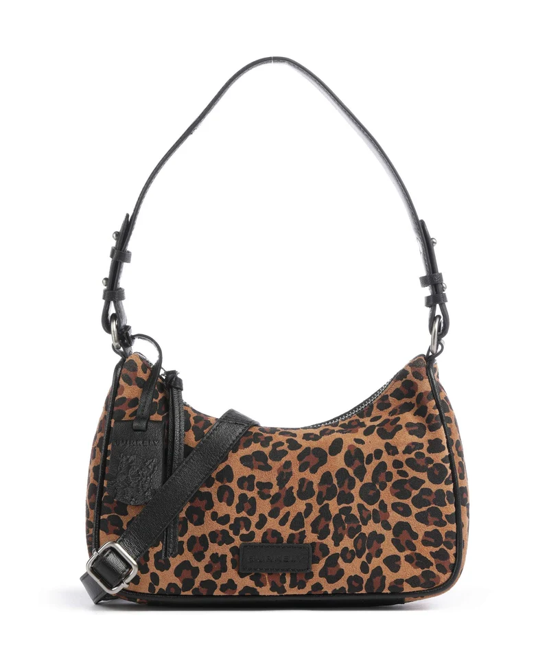 Burkely Animo Schultertasche leopard
