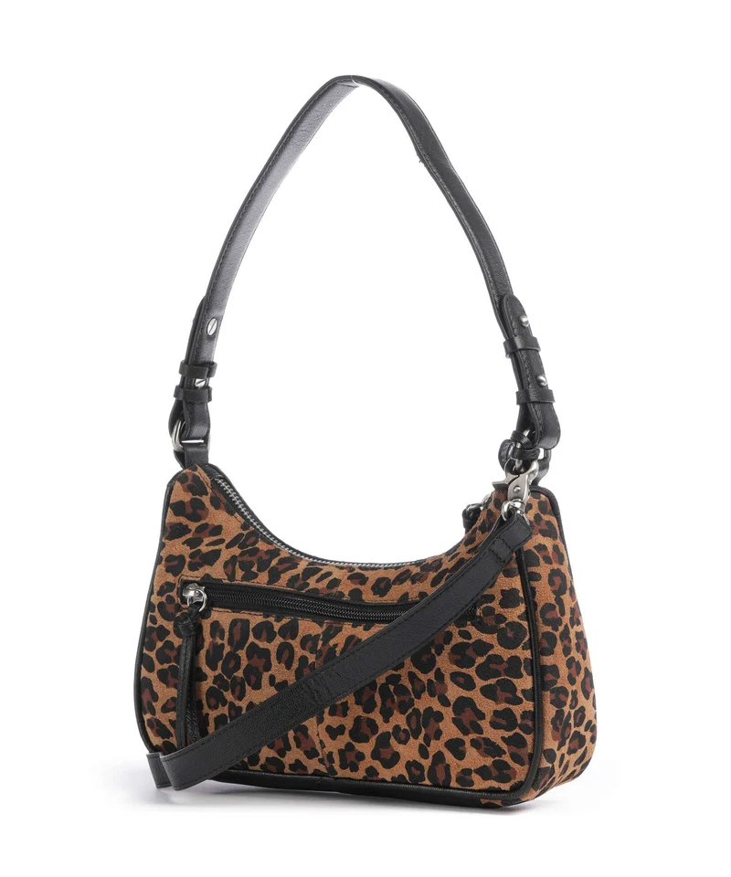 Burkely Animo Schultertasche leopard