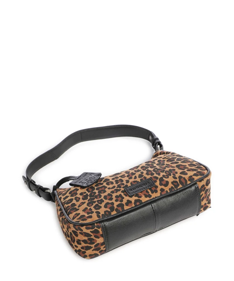 Burkely Animo Schultertasche leopard