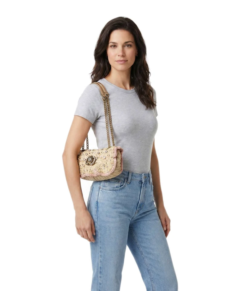 Kurt Geiger Chelsea Schultertasche beige