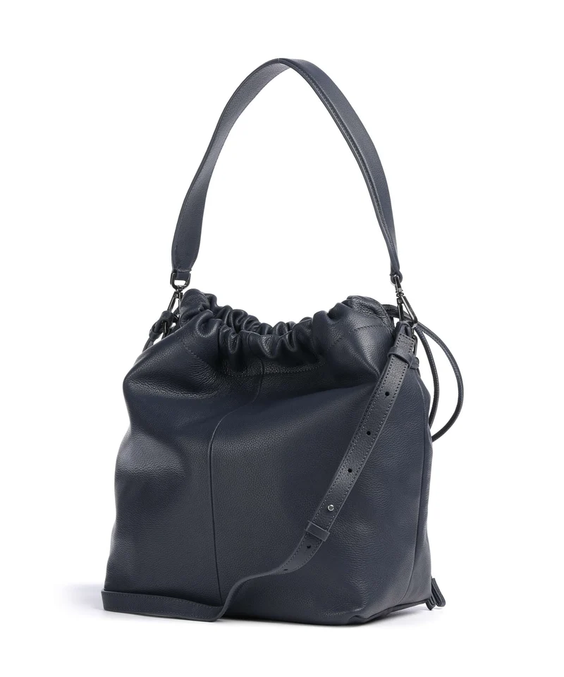 Liebeskind Lya II Small Pebble M Bucket Handtasche peacoat