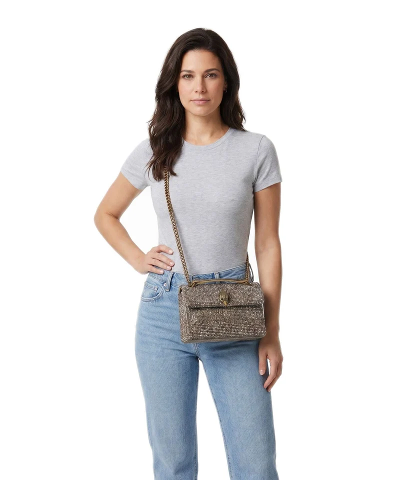 Kurt Geiger Kensington Schultertasche beige combination