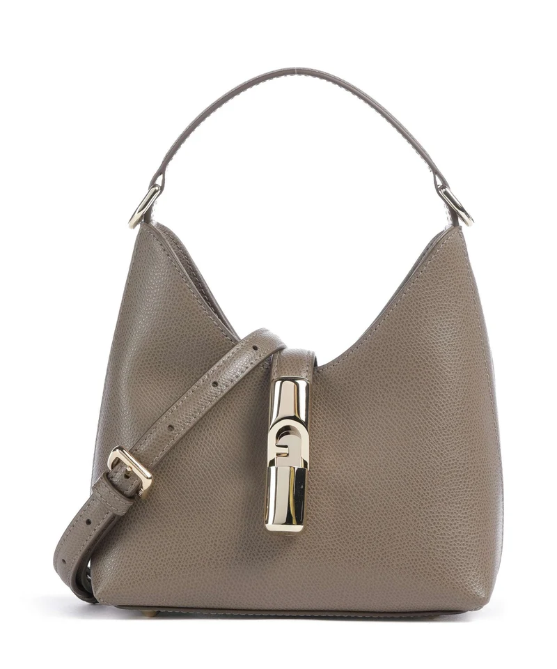 Furla Iride Mini Umhängetasche muddy gray