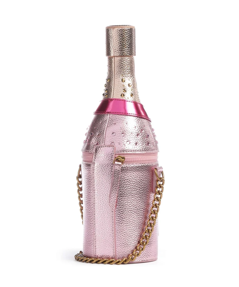 Kurt Geiger Champagne Bottle Umhängetasche pink