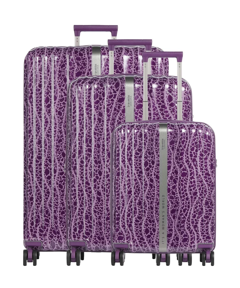Travelite Lascana Edition 4-Rollen Trolley Set plum