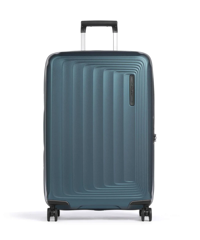 Samsonite Nuon 4-Rollen Trolley matt petrol blue