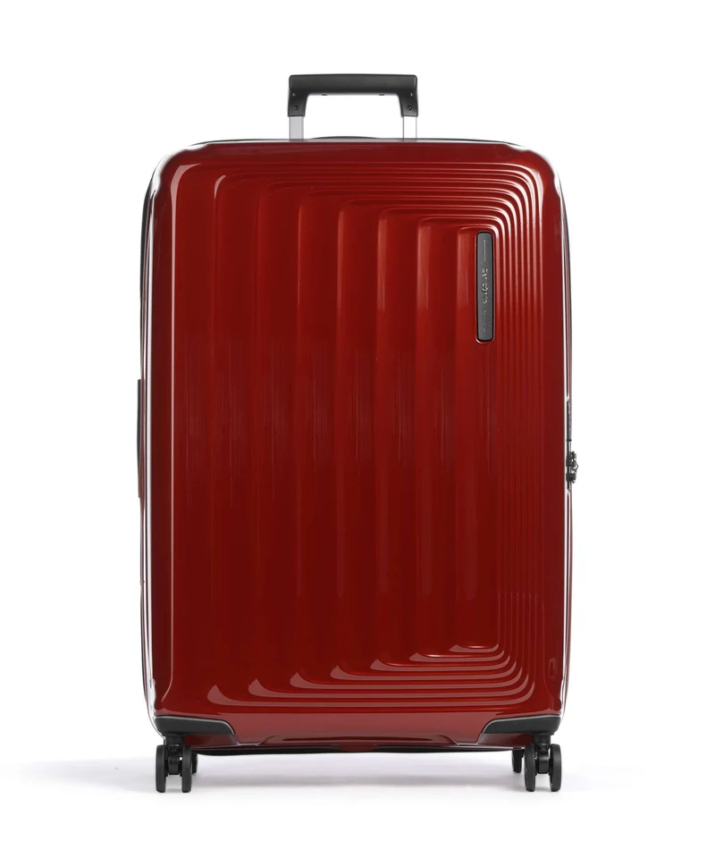 Samsonite Nuon 4-Rollen Trolley metallic red