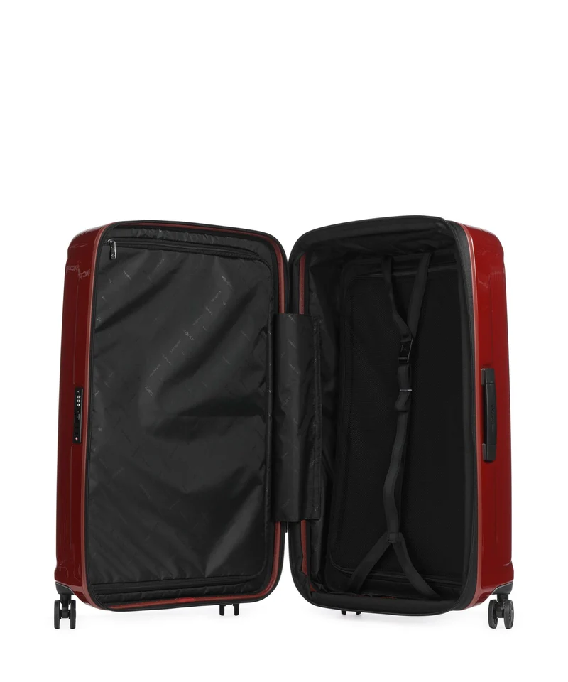 Samsonite Nuon 4-Rollen Trolley metallic red