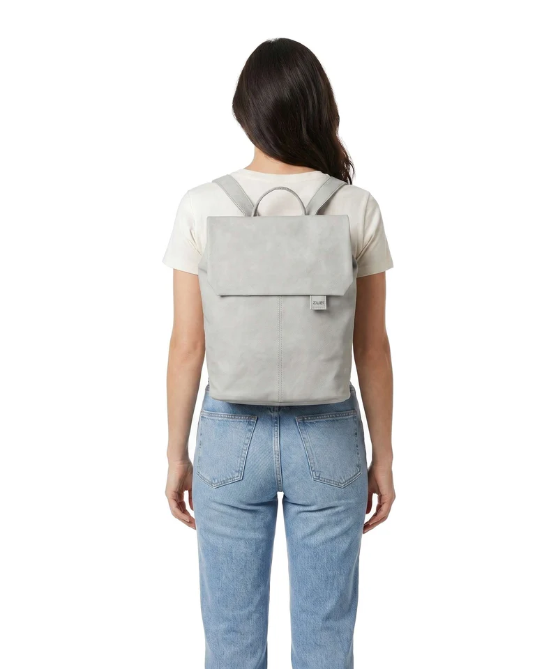 Zwei Mademoiselle.M MR13 Rucksack nubuk ice