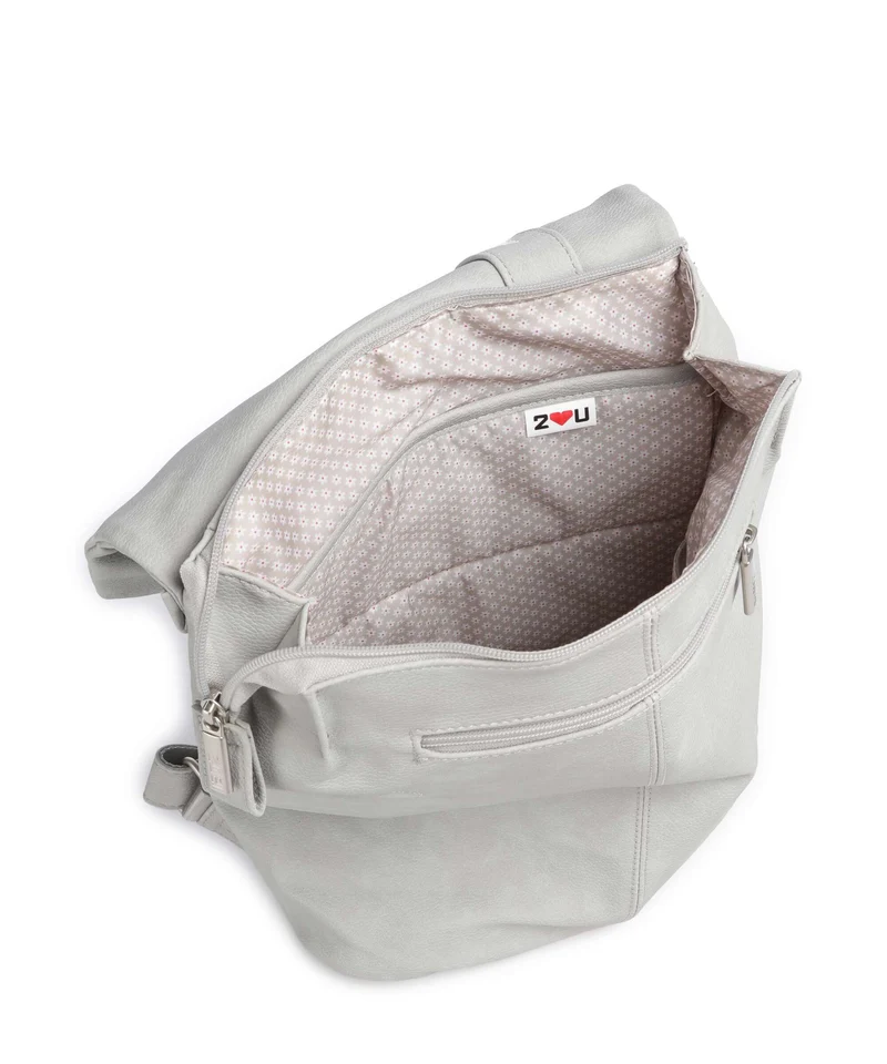 Zwei Mademoiselle.M MR13 Rucksack nubuk ice