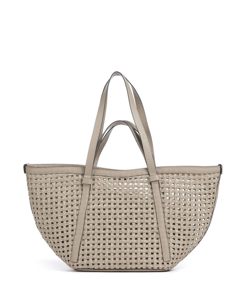 Abro Raffia Net Cosmo Large Shopper sahara