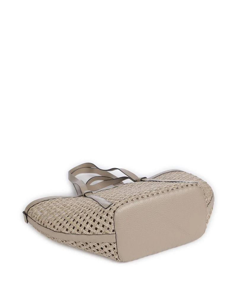 Abro Raffia Net Cosmo Large Shopper sahara