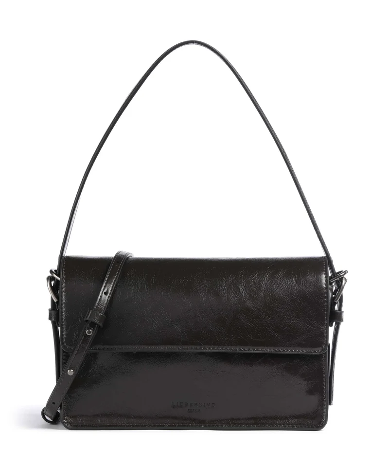 Liebeskind Audrey Recycled Lack Distressed S Schultertasche deep soil