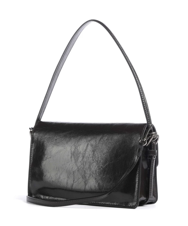 Liebeskind Audrey Recycled Lack Distressed S Schultertasche deep soil