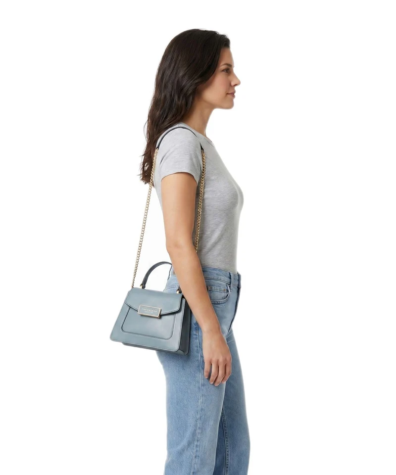The Bridge Ginevra Handtasche baby blue/oro