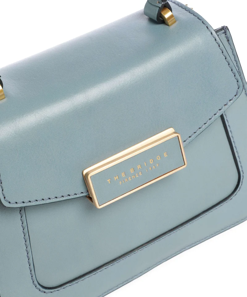 The Bridge Ginevra Handtasche baby blue/oro