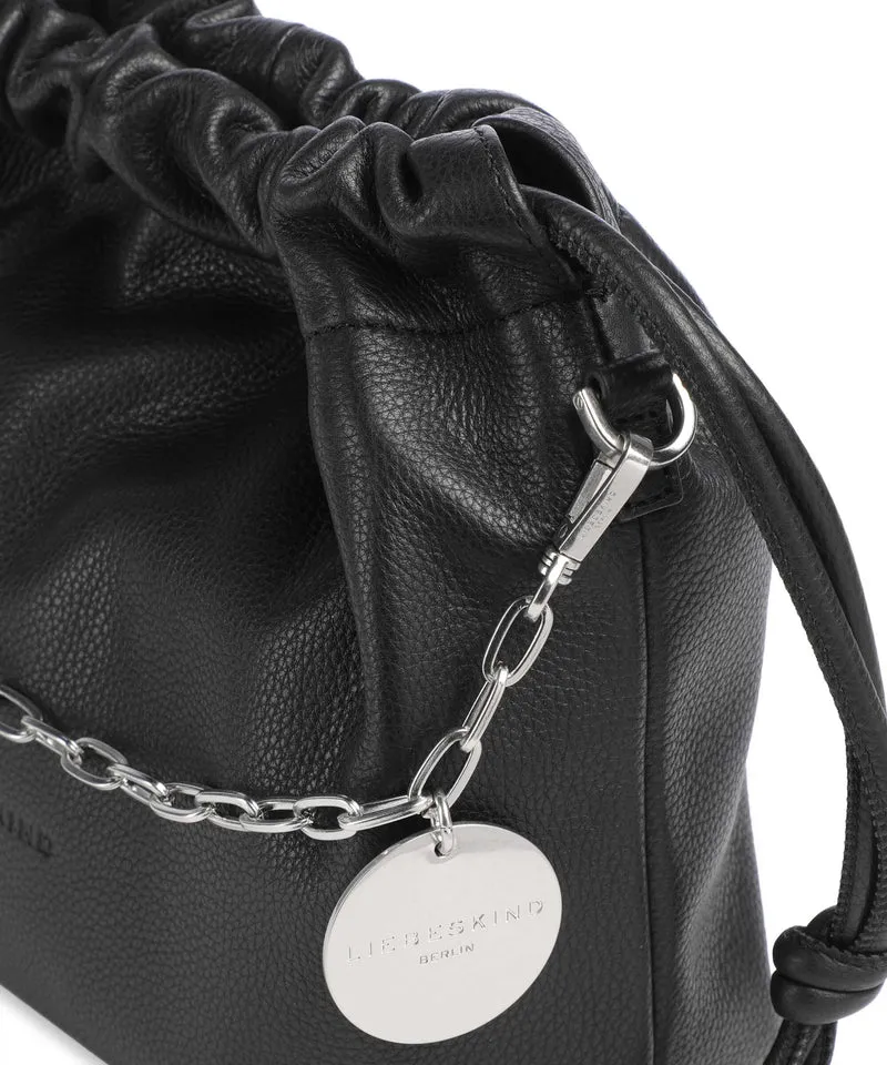 Liebeskind Lya II Small Pebble S Bucket Handtasche black