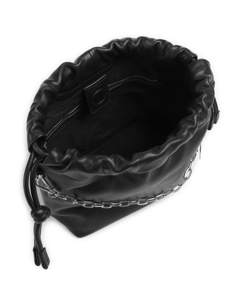 Liebeskind Lya II Small Pebble S Bucket Handtasche black