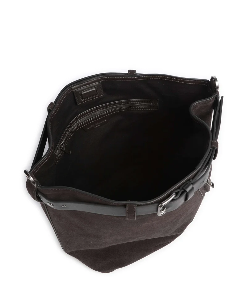 Liebeskind Zita Hydro Suede L Bucket Handtasche deep soil